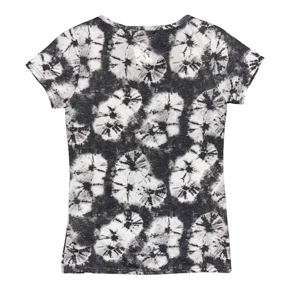 나염 큐빅 레터링 프린팅 반팔티 펑크y2k갸루 상품이미지4