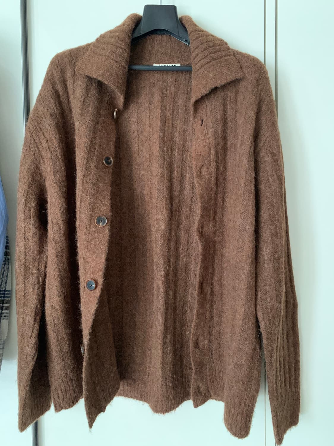 오라리 알파카 립 니트 가디건 3 상품이미지1