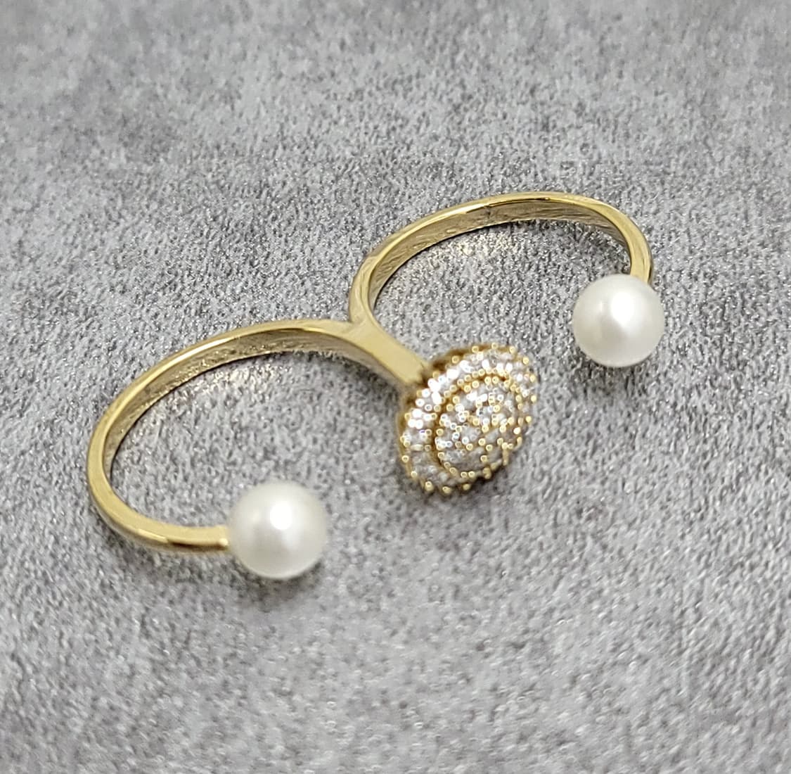 pave pearl ring 상품이미지1