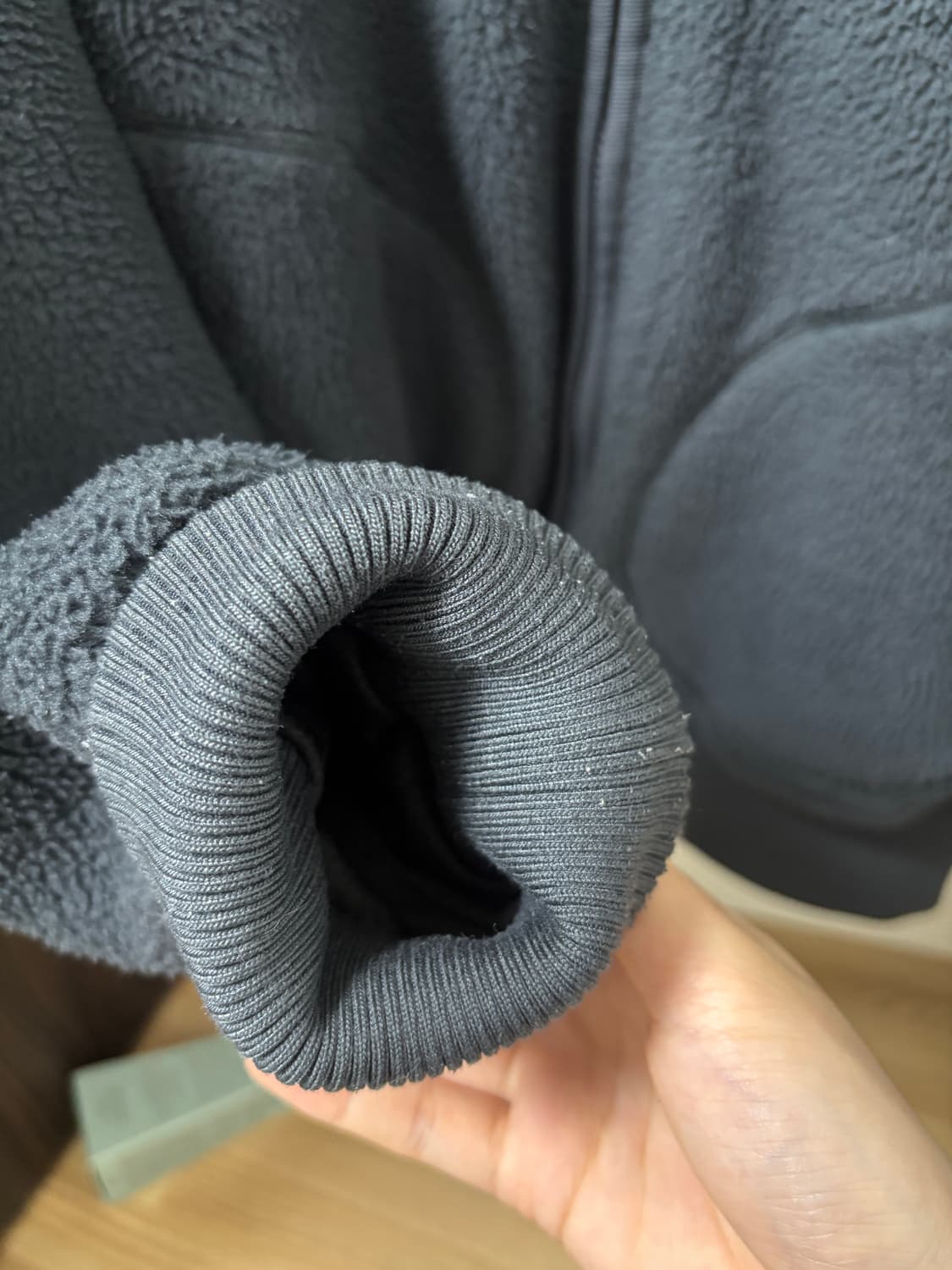 코이세이오 스마트어반유즈풀 라운드 칼라 플리스 재킷 네이비 상품이미지3