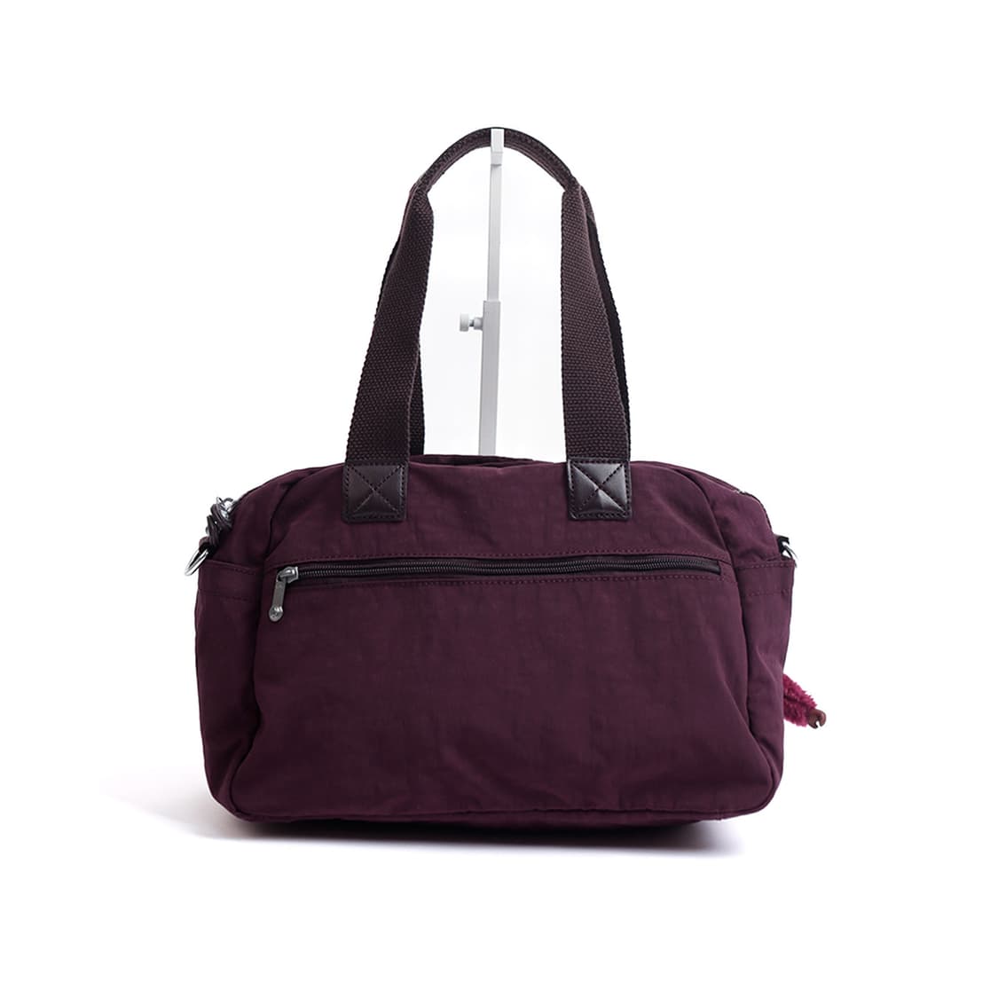 [Kipling] 버건디 멀티 포켓 나일론 토트백 상품이미지3