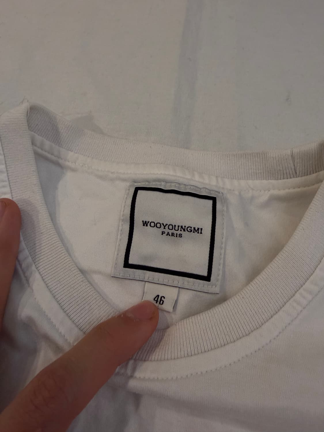 정품) 우영미 플라워 반팔 티셔츠 상품이미지7