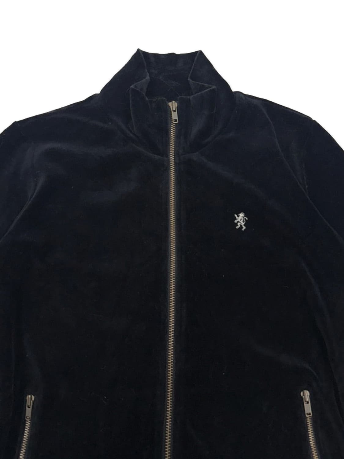 빈티지 Gymphlex 블랙 벨벳 집업 상품이미지4