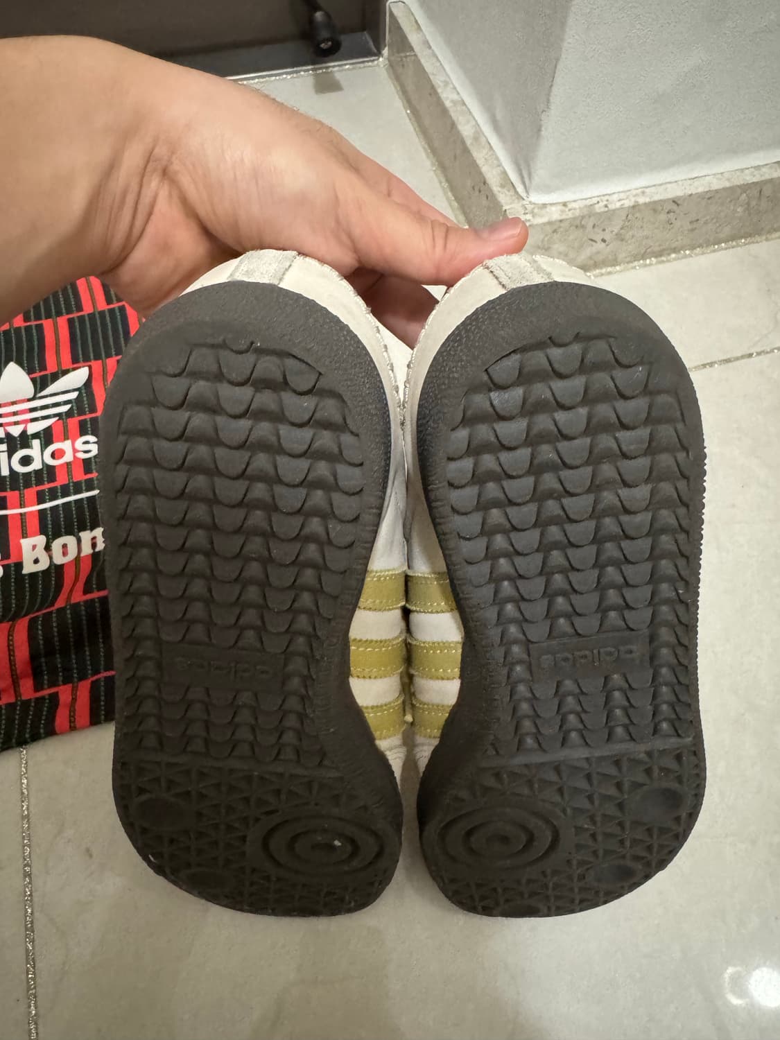 아디다스 웨일스 보너 삼바 브라운 에크루 틴트260 상품이미지5