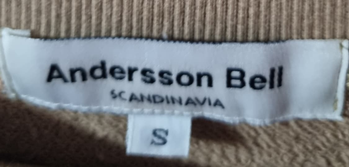 S ) 앤더슨벨 다크베이지 맨투맨 상품이미지3