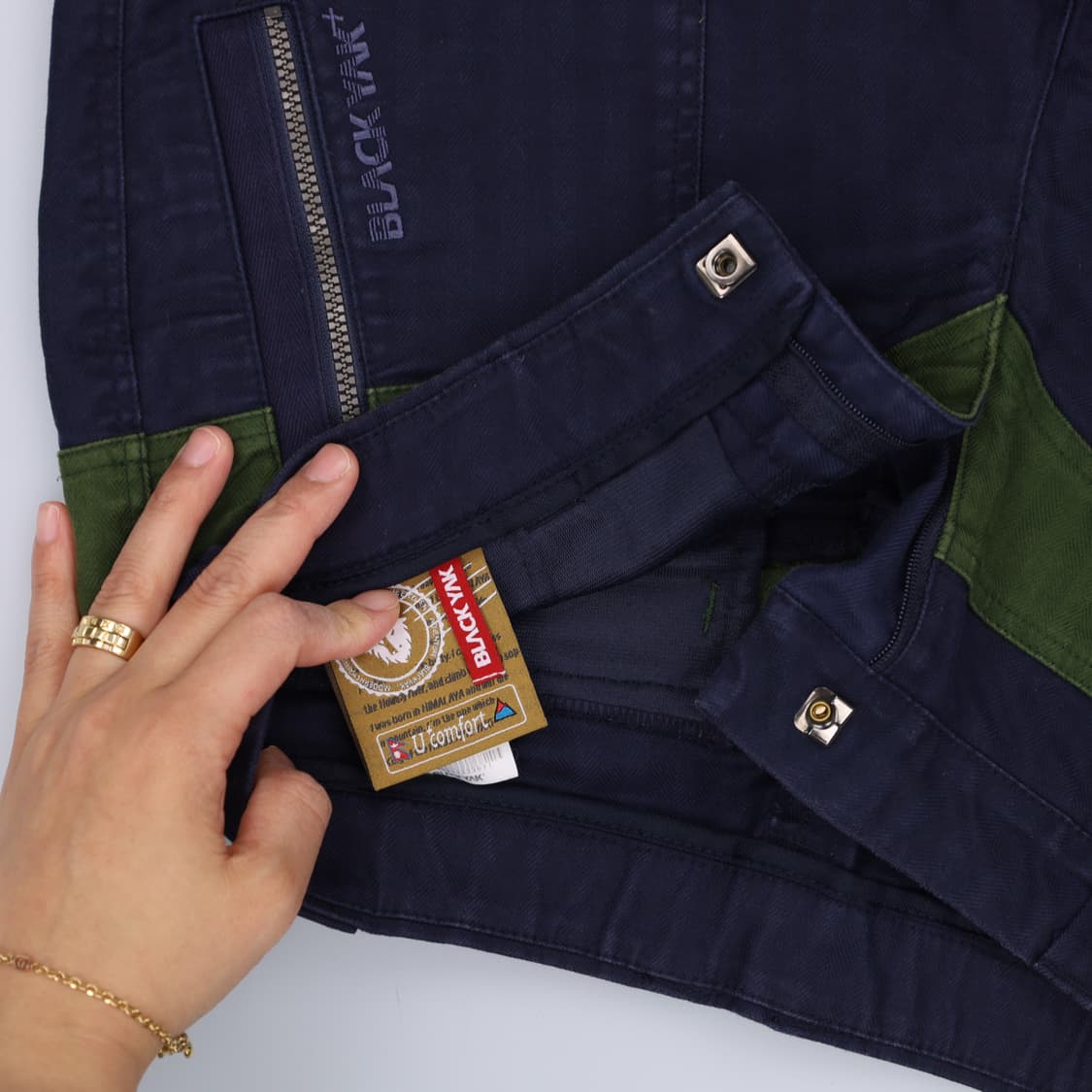 28 블랙야크 코튼 일자팬츠 0408H1 상품이미지4