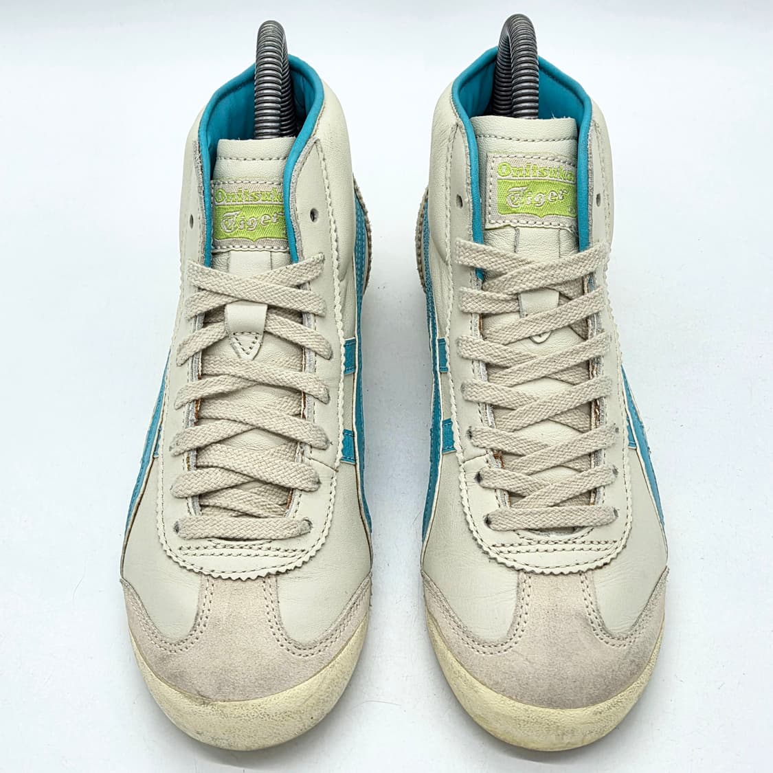  오니츠카 타이거 우먼스 멕시코 미드 러너 흰/파 (230)  상품이미지4