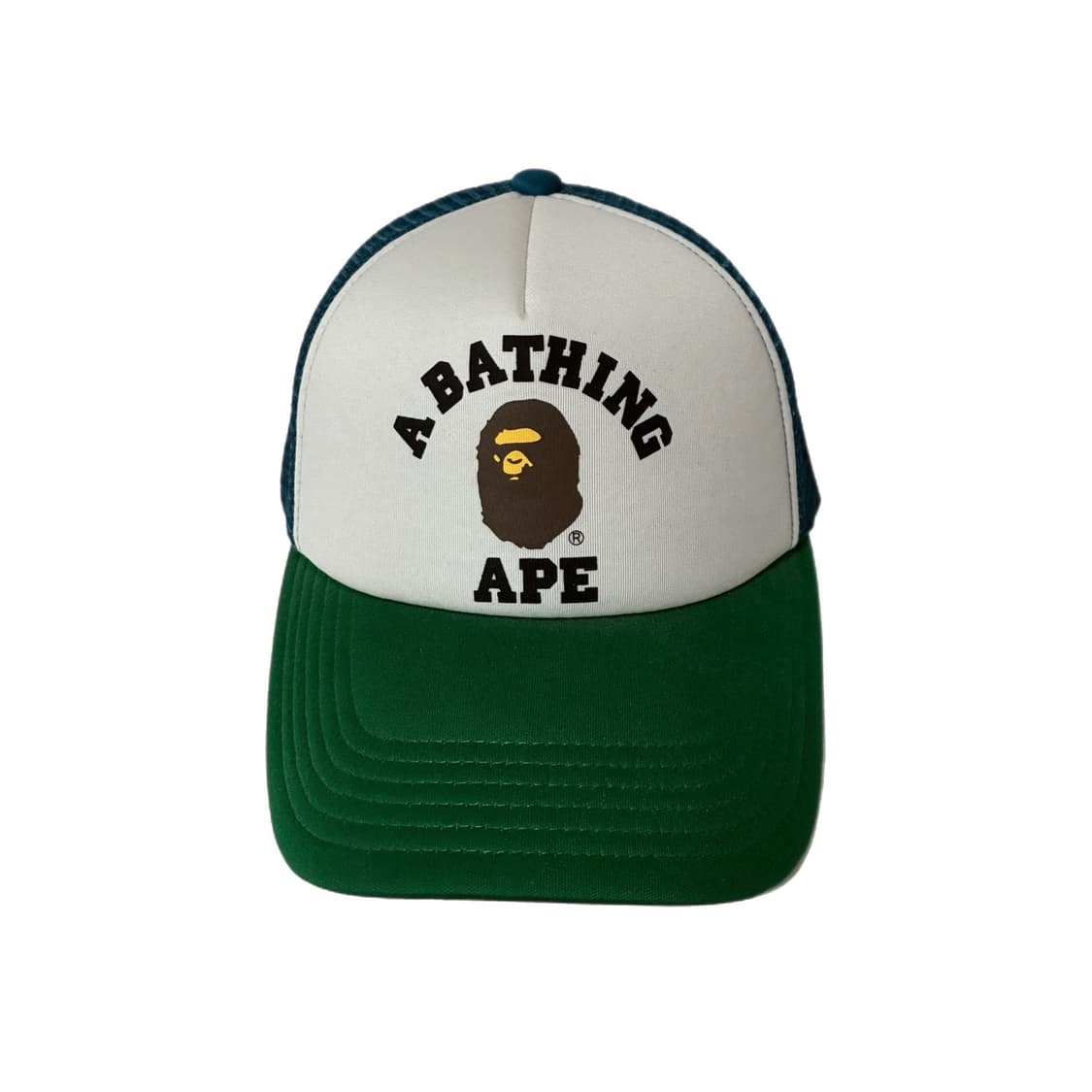 A Bathing Ape College Mash Cap Green 상품이미지2
