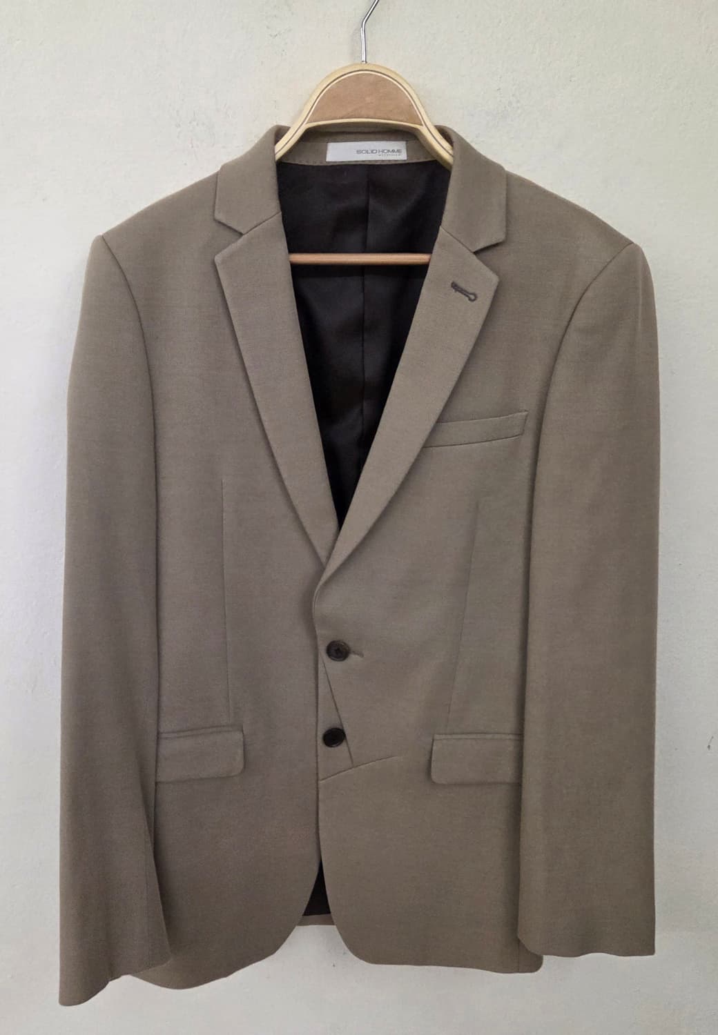 솔리드옴므 우영미95사이즈 베이지 자켓 상품이미지1