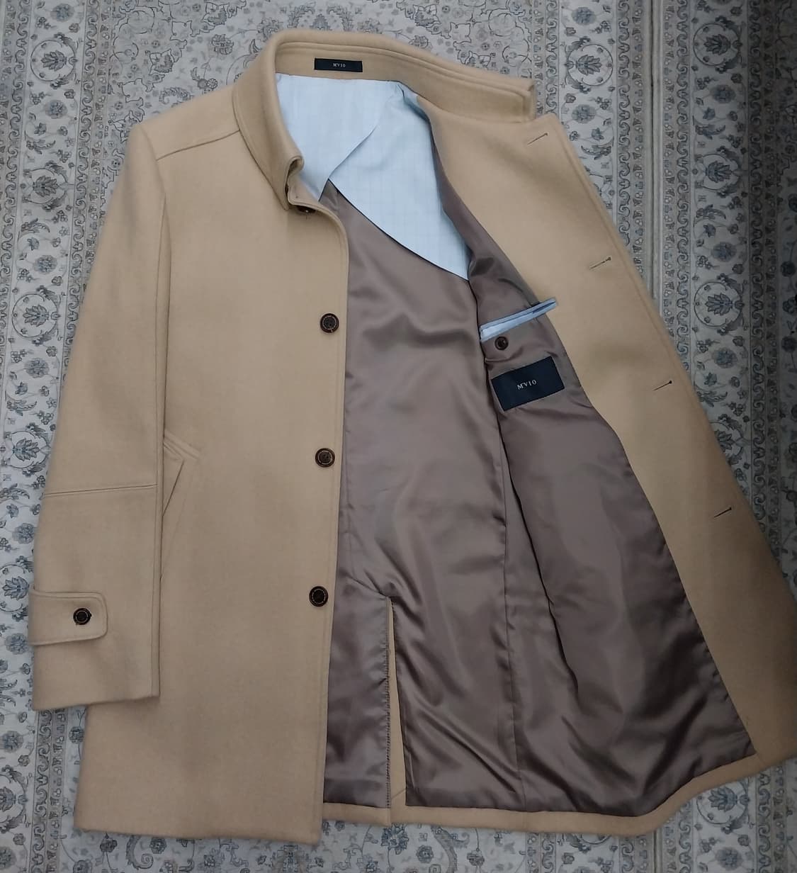 MVIO 울 캐시미어 베이지 코트 105 상품이미지2