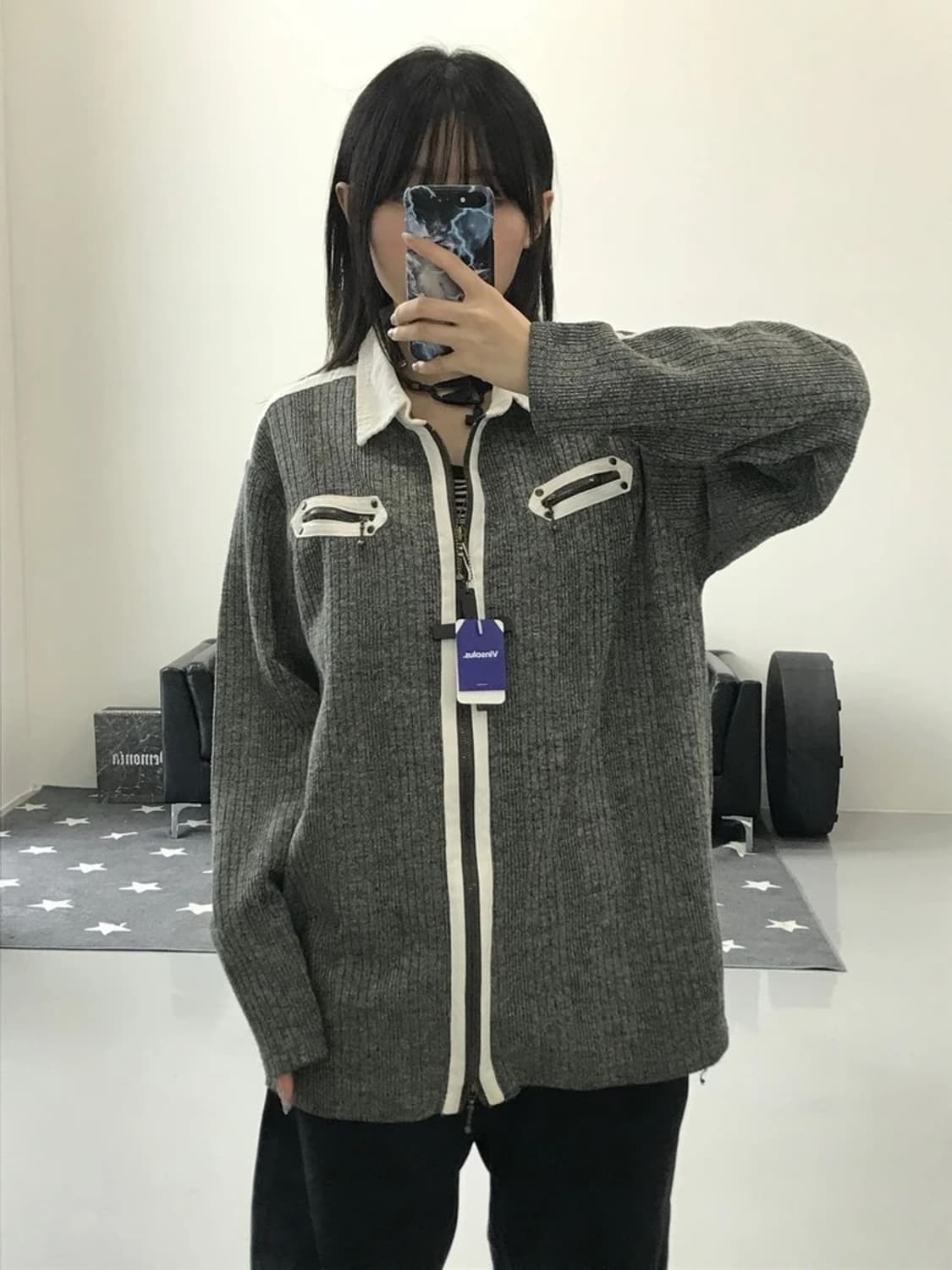 JPN 알레산드리니 그레이 자켓 상품이미지2