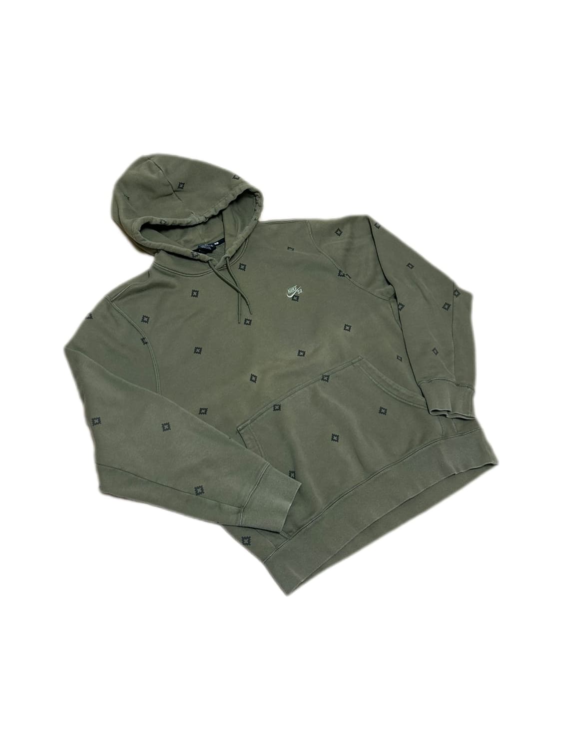 나이키SB 올리브 그린 기모 후드티 상품이미지1