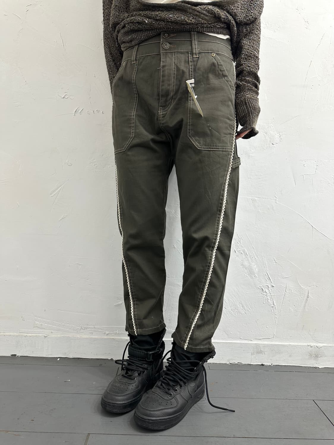 estacot mori lace detail pants 상품이미지5