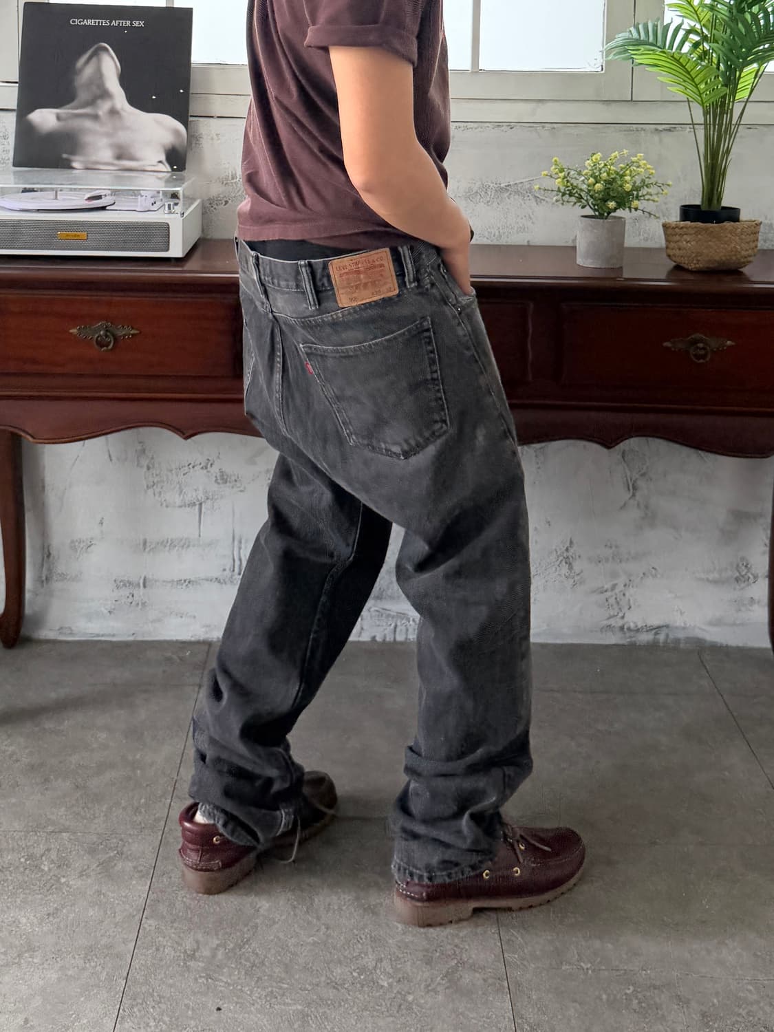 리바이스 505 레귤러 스트레이트 블랙 상품이미지3