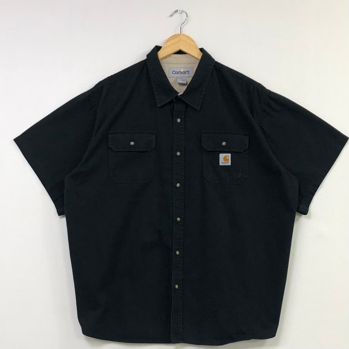 Xxl 칼하트 블랙 워크 셔츠 상품이미지2