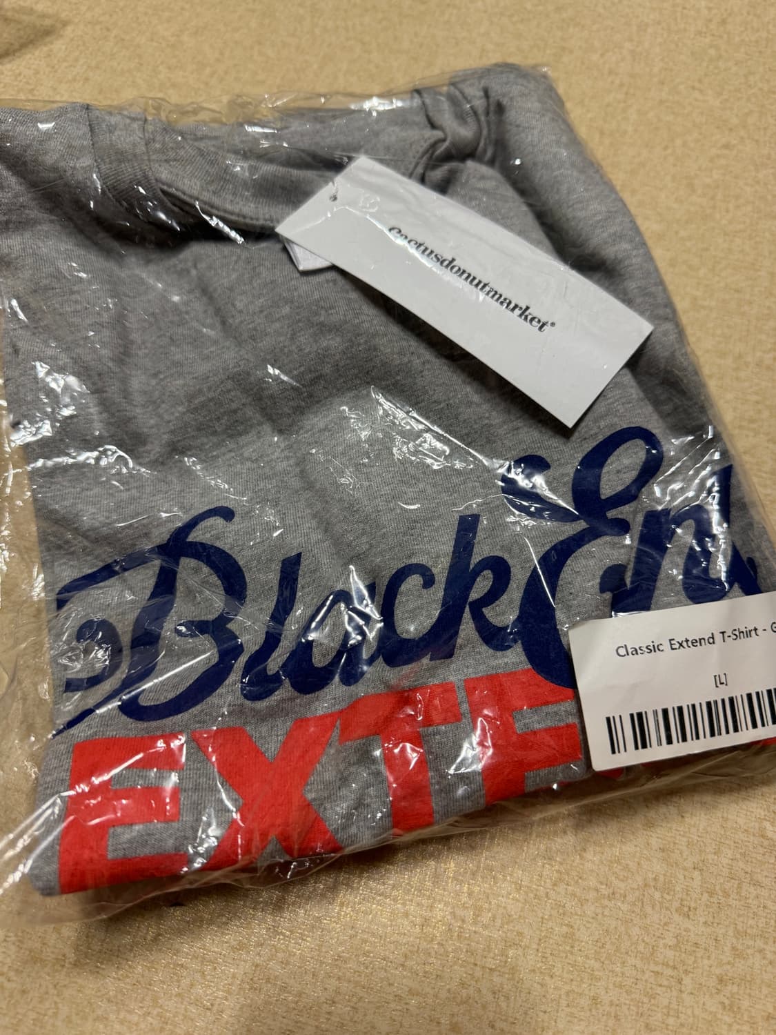 캑터스도넛마켓 Classic Extend T-Shirt - Gray L 상품이미지1