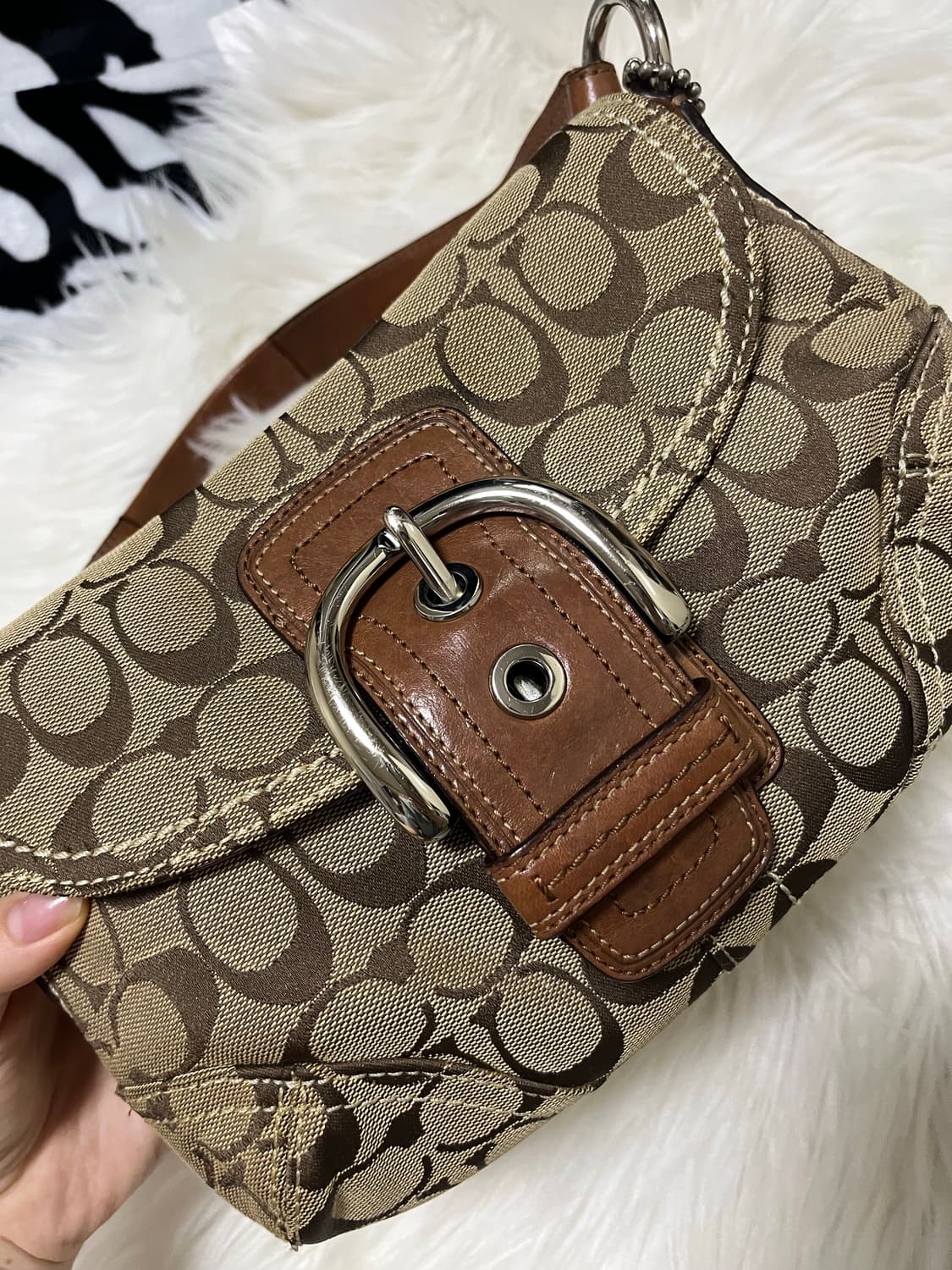 vintage coach shoulder bag 상품이미지5
