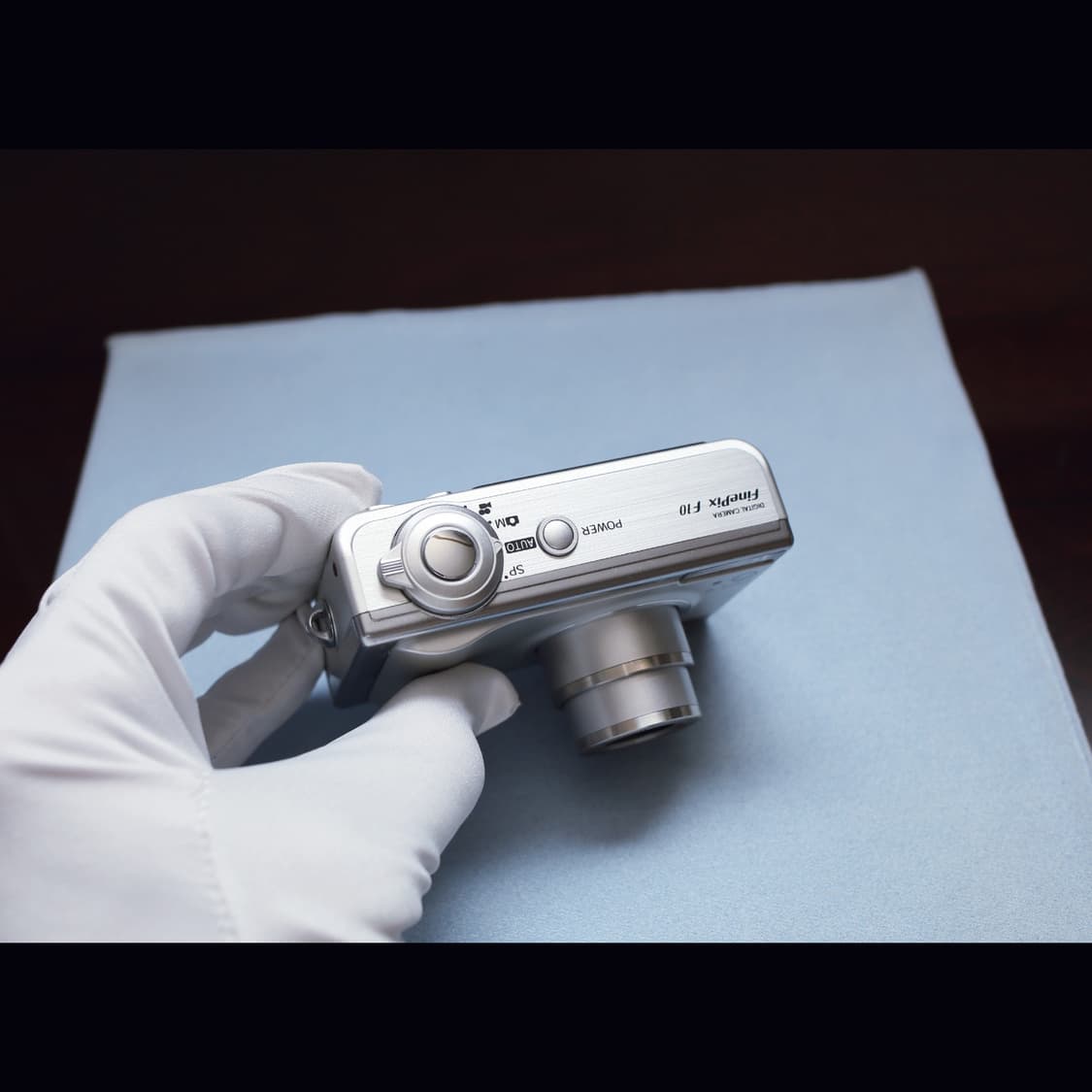 레어<준민트급><한글> 파인픽스 f10 실버 빈티지 디카 상품이미지3