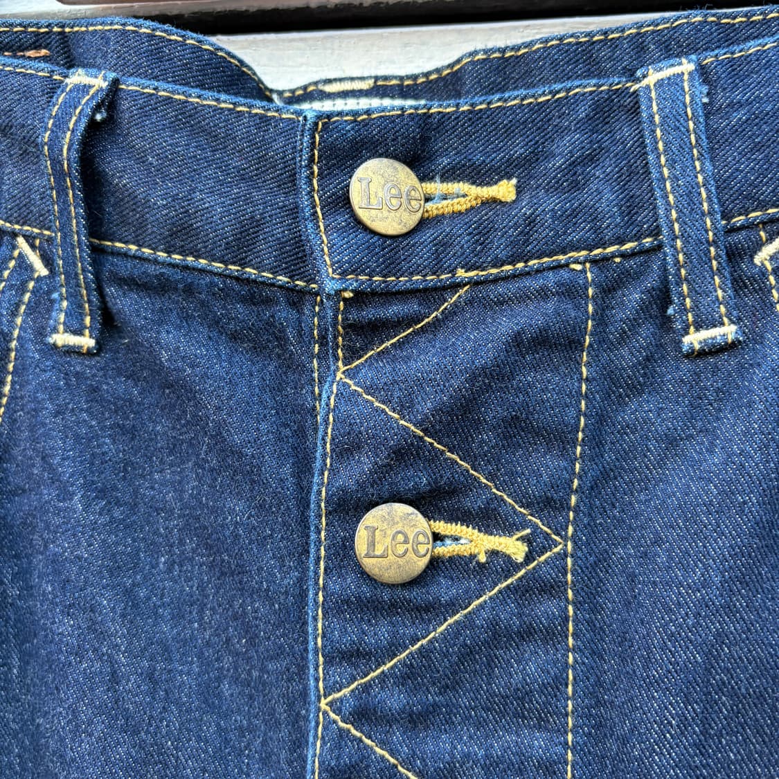 Lee 리 버튼 데님 스커트 상품이미지3