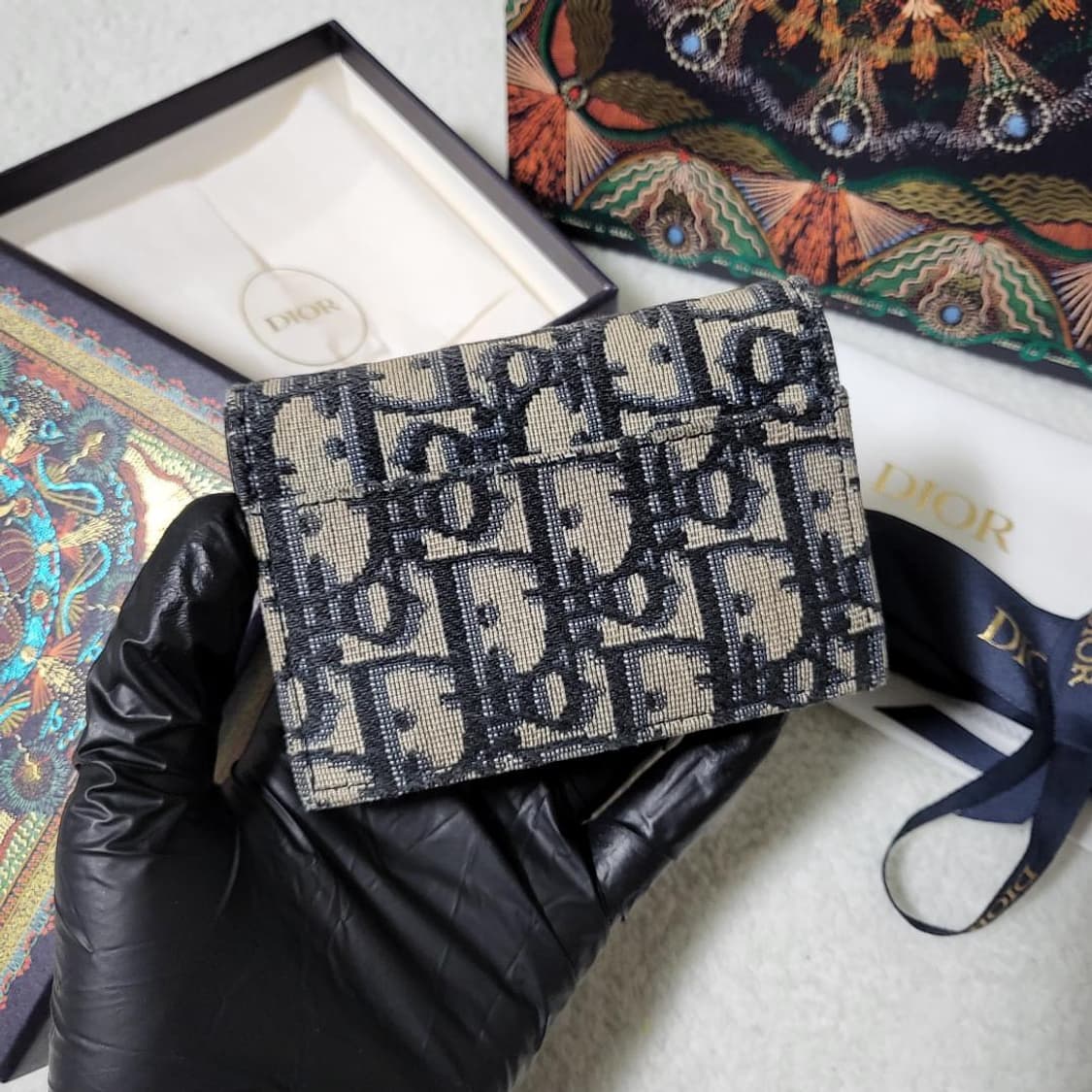 [풀구성] 디올 오블리크 새들 카드지갑  상품이미지3