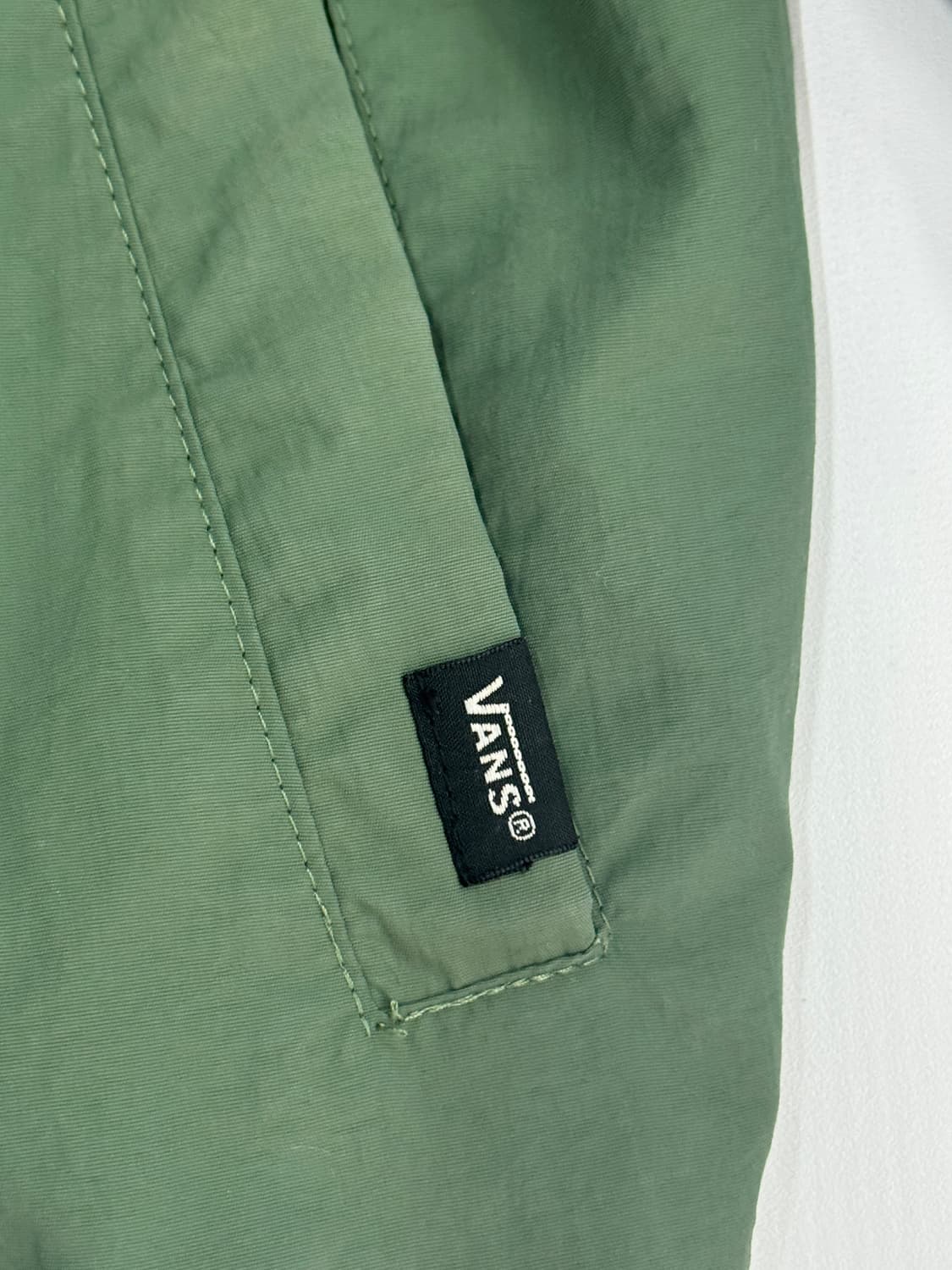 재팬 카키 반스 프린팅 항공 점퍼 봄버 자켓 스트릿 올드스쿨 (데미지) 상품이미지5