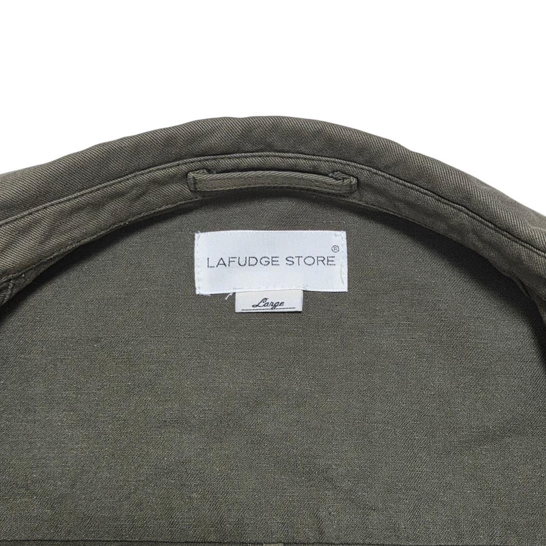 Lafudgestore 라퍼지스토어 올리브카키 투웨이 숏 자켓 상품이미지3