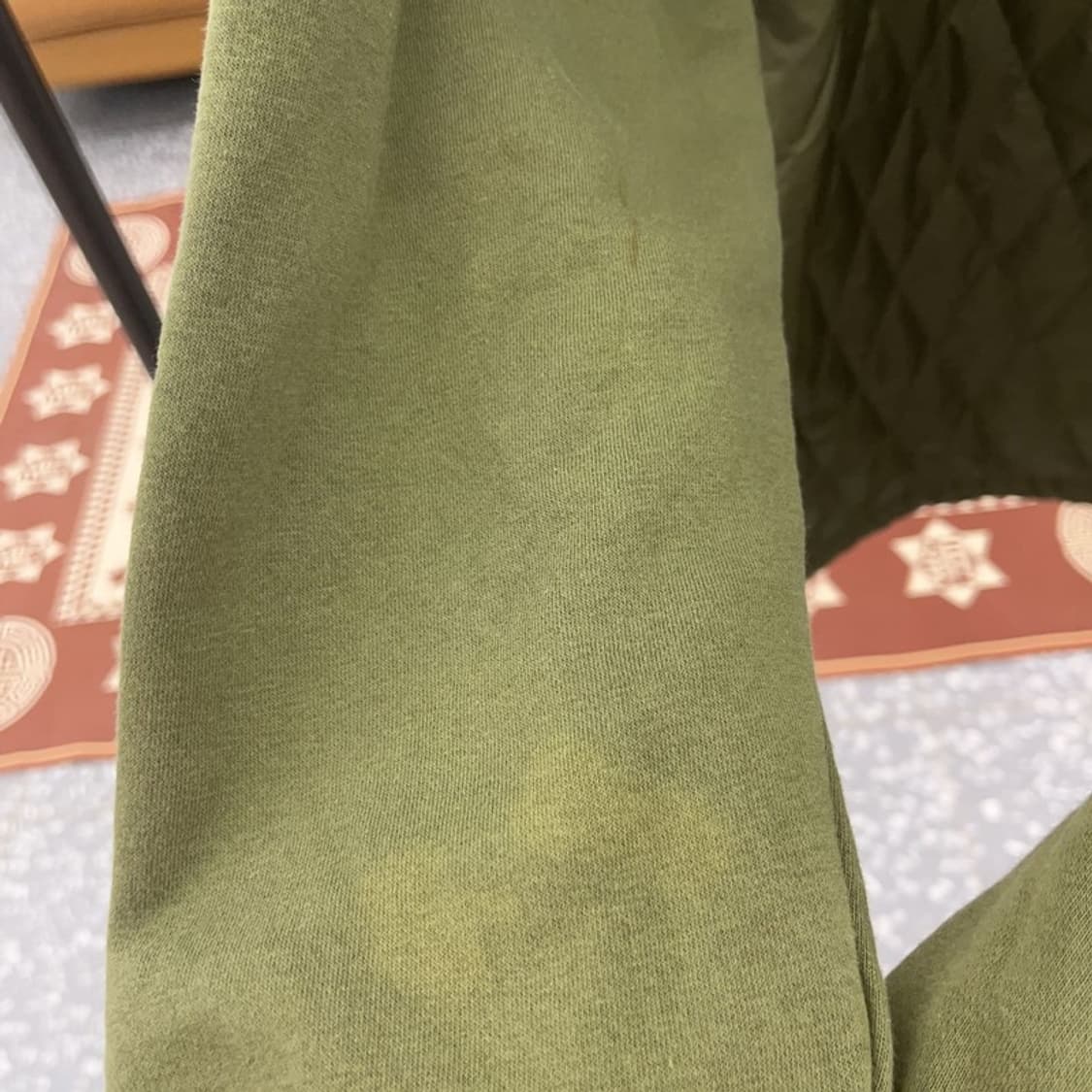 아디다스 유로파 말차카키 깔깔이 반집업 누빔 아노락 4XL C08620 상품이미지7