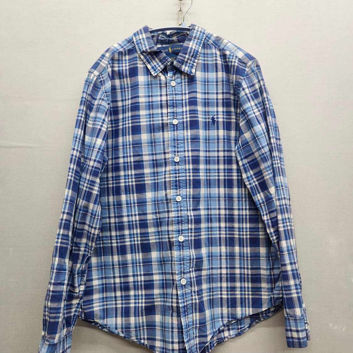 폴로랄프로렌 로고 타탄체크 셔츠 M 상품이미지1