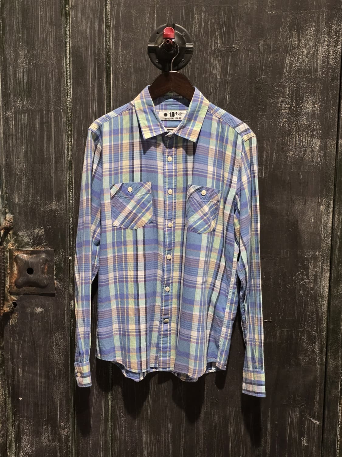Nano Universe Checkered Shirt 상품이미지1