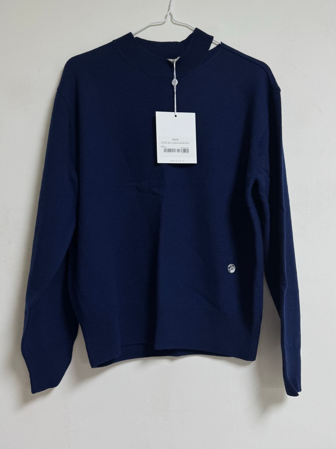 하시에 슬릿 니트 네이비 s 새상품 (129000원) 상품이미지7