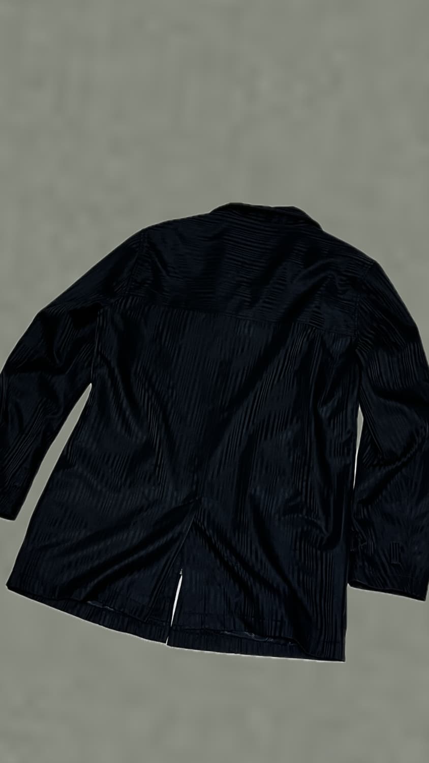 Vintage 스트라이프패턴 버클 지퍼포켓 포인트자켓 상품이미지3