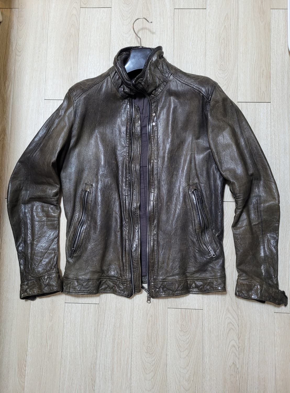 솔리드옴므 우영미 빈티지 가죽자켓 105사이즈 상품이미지2