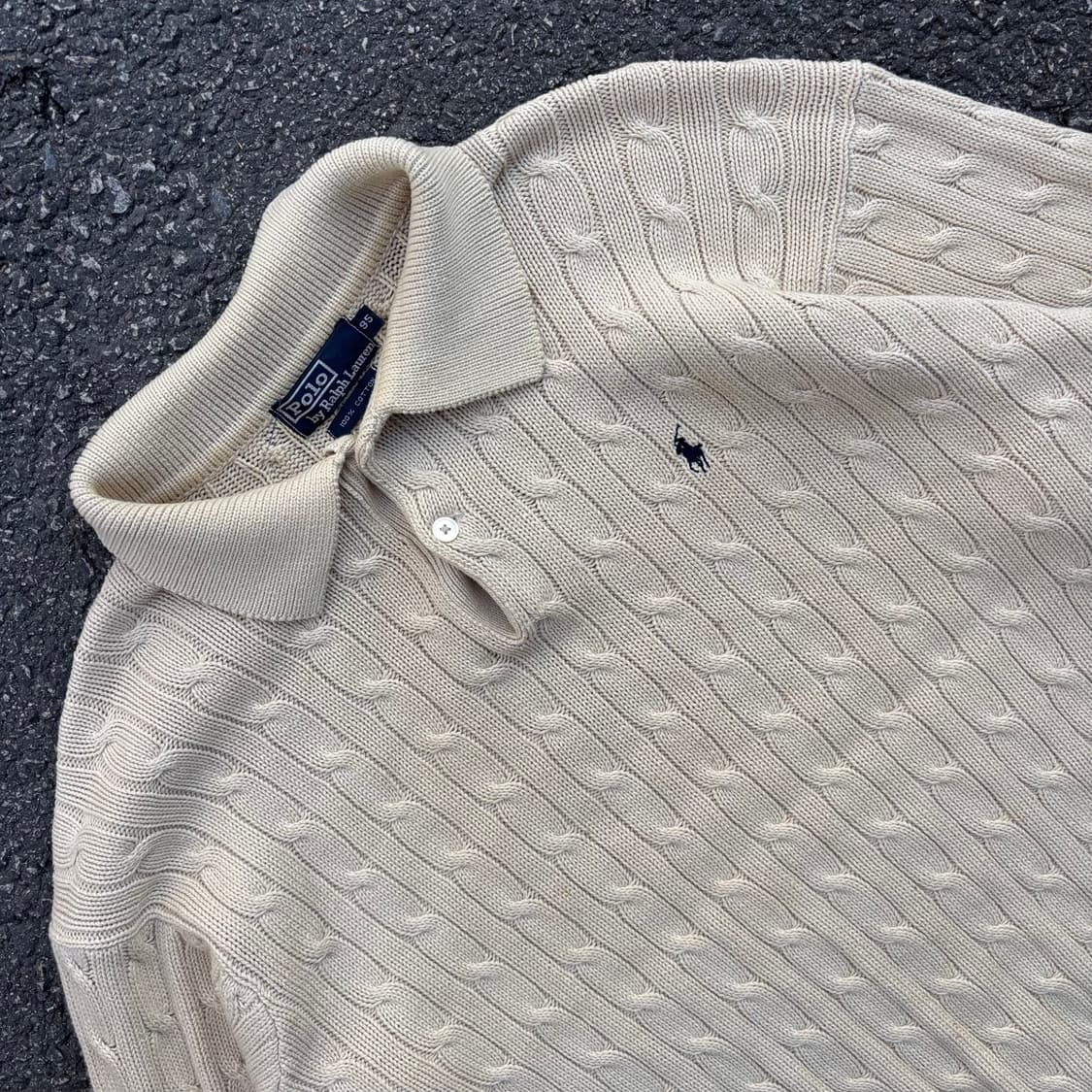 90년대 폴로 랄프로렌 케이블 니트 상품이미지4