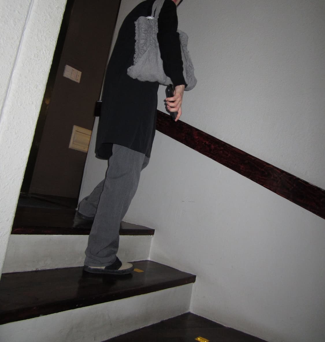 꼼데가르송 tricot 토트백 (Gray) 상품이미지4