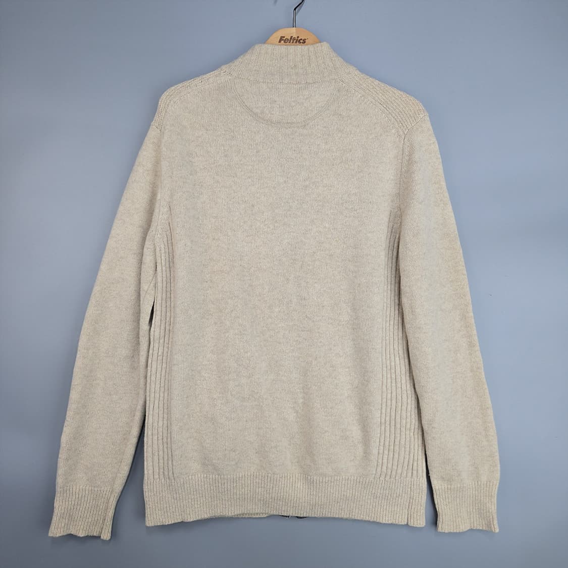 올젠(OLZEN) 울 니트 집업 100 상품이미지4