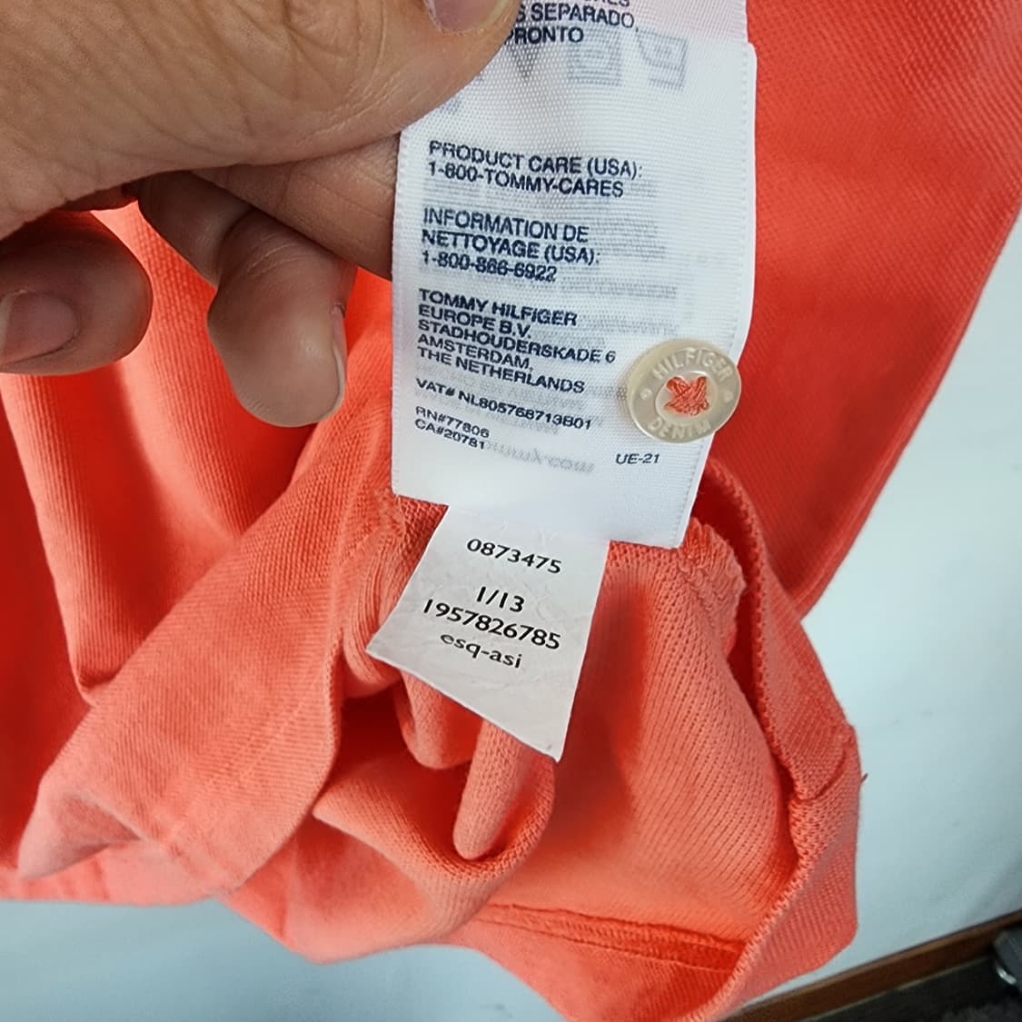 타미힐피거 피케 반팔 티셔츠 상품이미지7