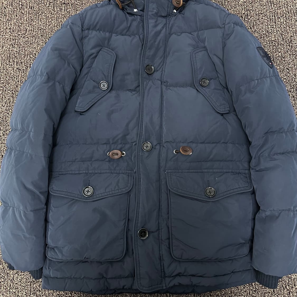 타미힐피거 후드 다운 패딩 네이비 S 상품이미지3