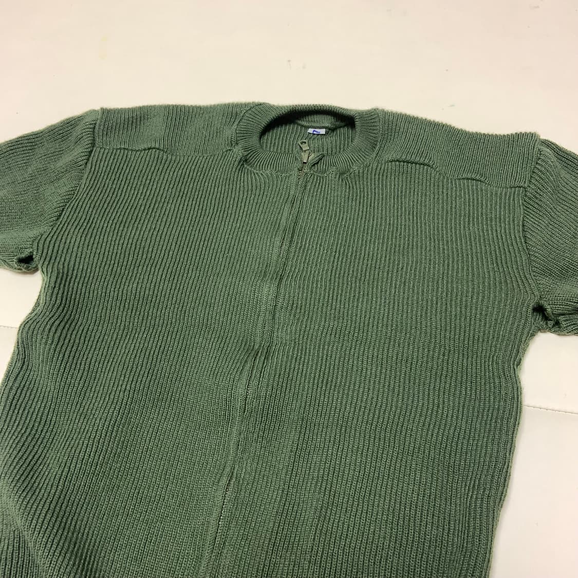 70년대 오리지널 스웨덴군 리리집업 니트스웨터 상품이미지3
