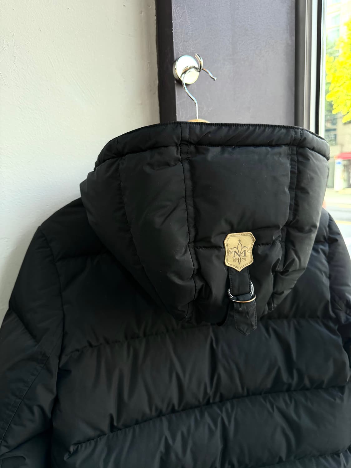 S/ 맥케이지 레더 트리밍 다운 후디드 패딩점퍼 상품이미지8