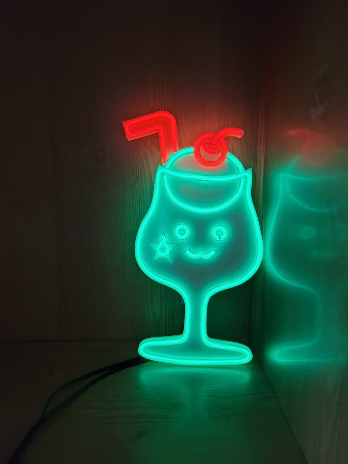 메론소다 스마일 네온사인 led 램프 무드등 조명 상품이미지5