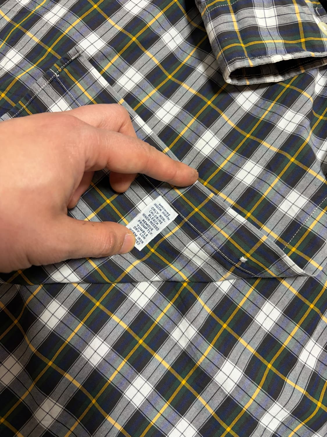 L) 폴로 랄프로렌 원포켓 체크 셔츠 상품이미지7