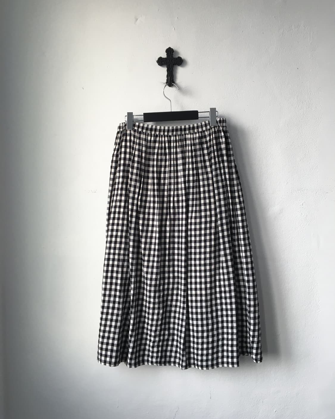Check pattern skirt 상품이미지2
