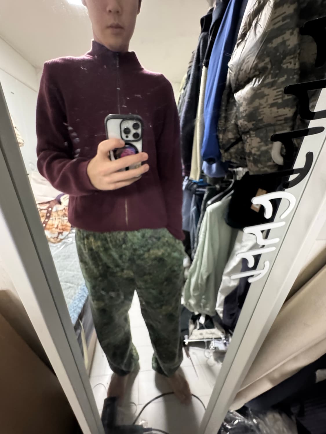 디스이즈네버댓 니트 집업 상품이미지2