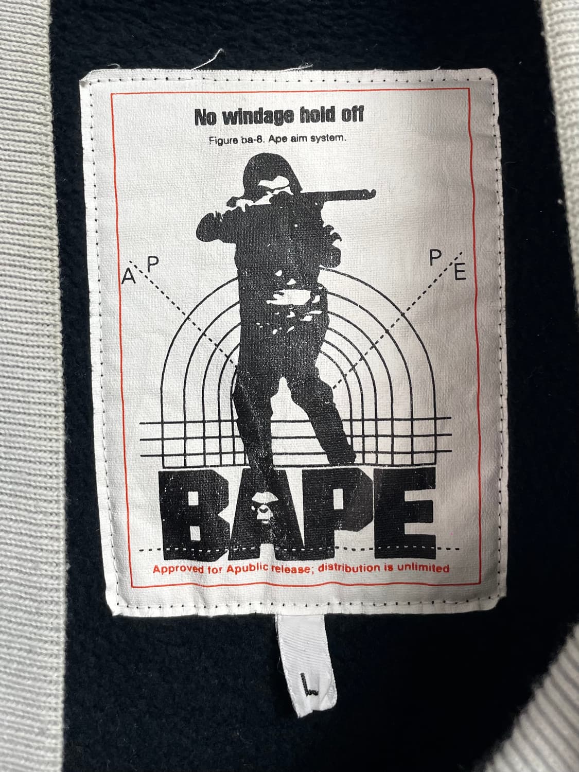 90s 베이프 스타 바시티 자켓 (on.297) 상품이미지8