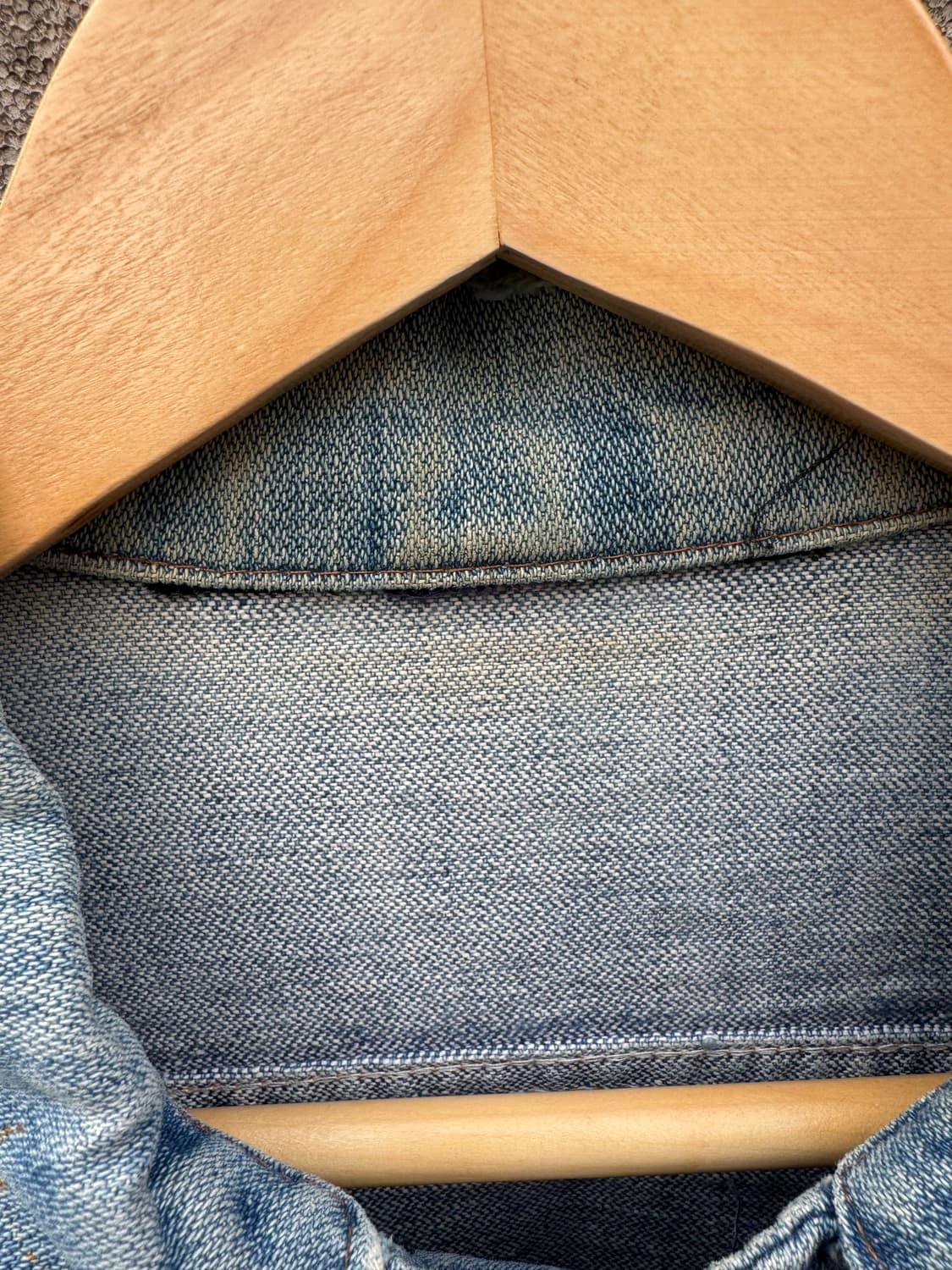 70~80s 랭글러 빈티지 웨스턴 워싱 데님 트러커 자켓 상품이미지7