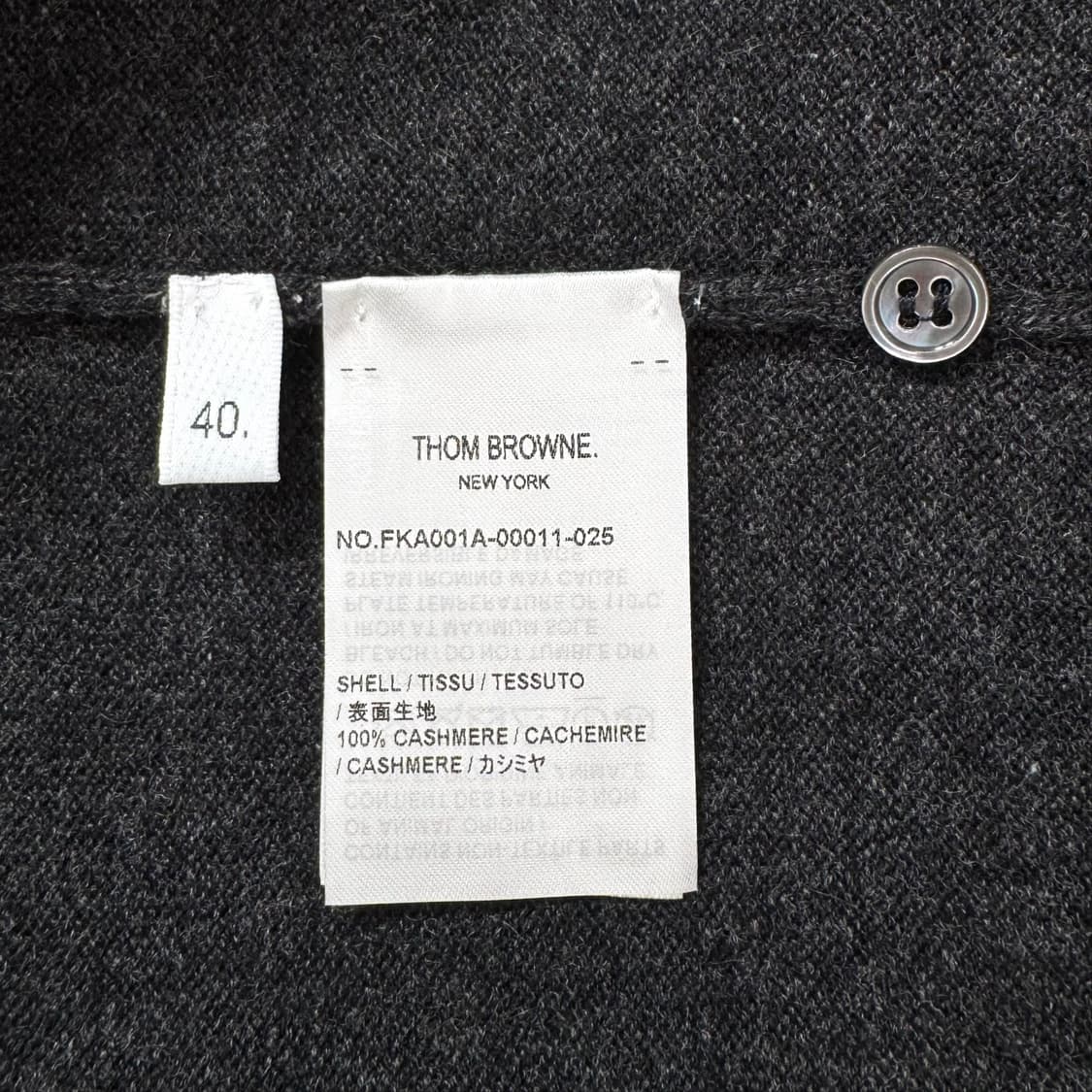 [40사이즈] 톰브라운 사선완장 캐시미어 니트 (FKA001A) 상품이미지8