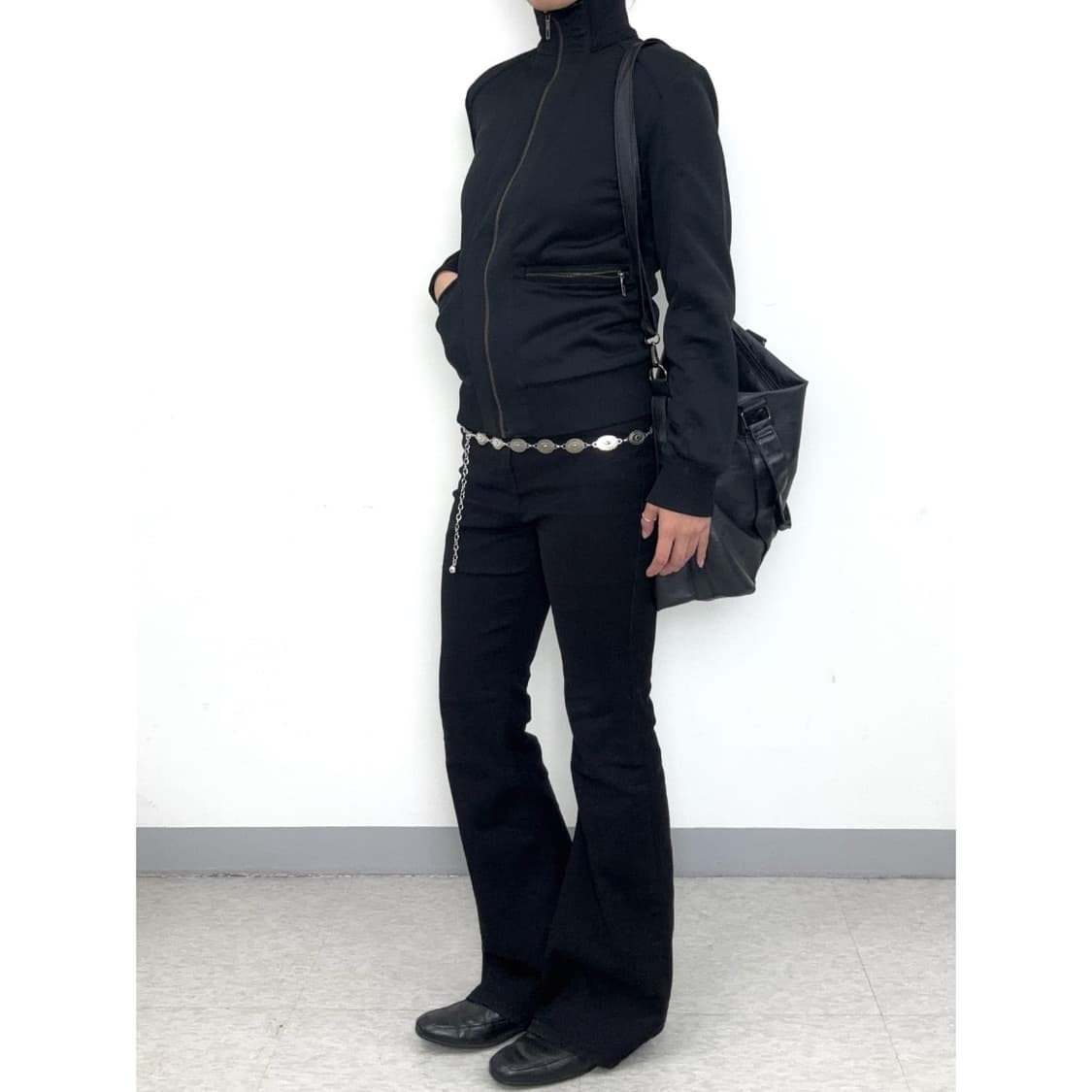 빈티지 블랙 집업 상품이미지4