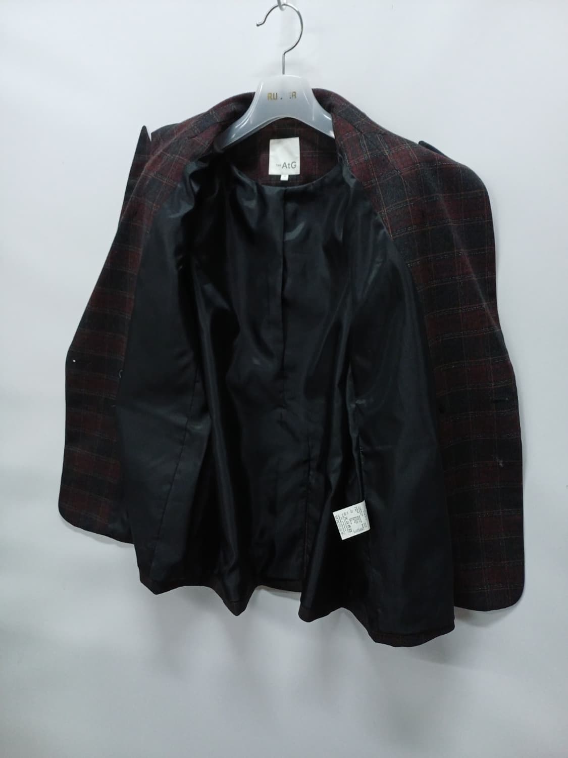 더엣지(AtG) 타탄체크 블레이져 자켓 (여성66~66반) 상품이미지3