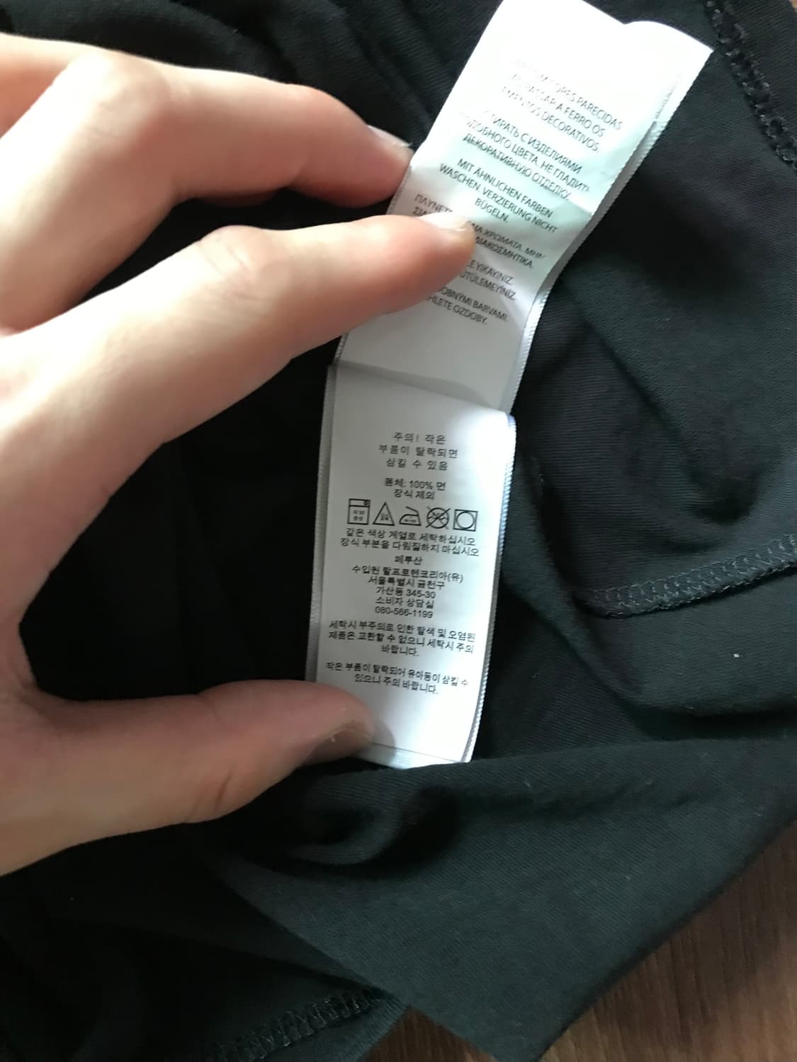 폴로 랄프로렌 포니 로고 블랙 반팔티 상품이미지9