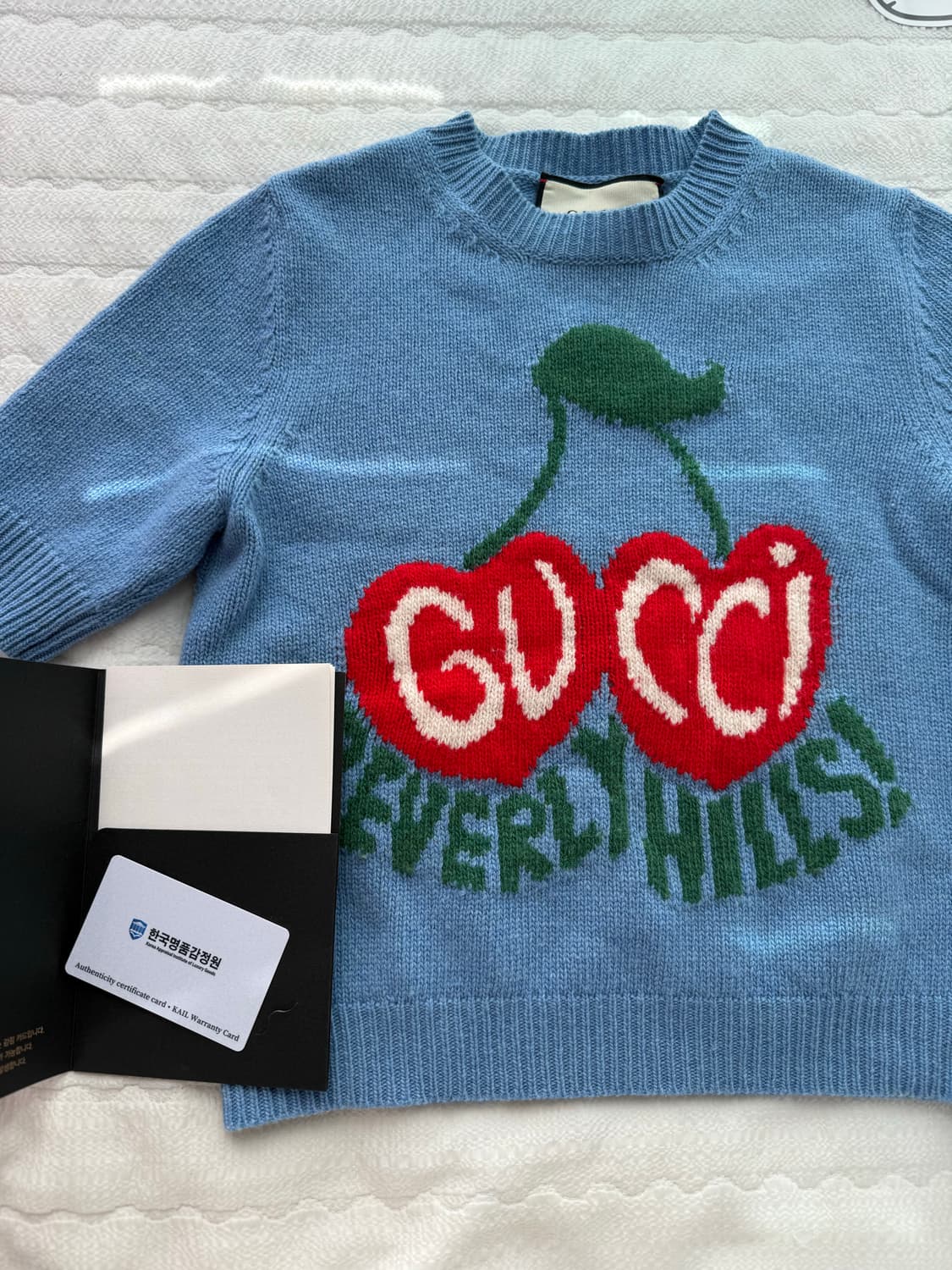 구찌 베버리힐스 체리 반팔니트 상품이미지1